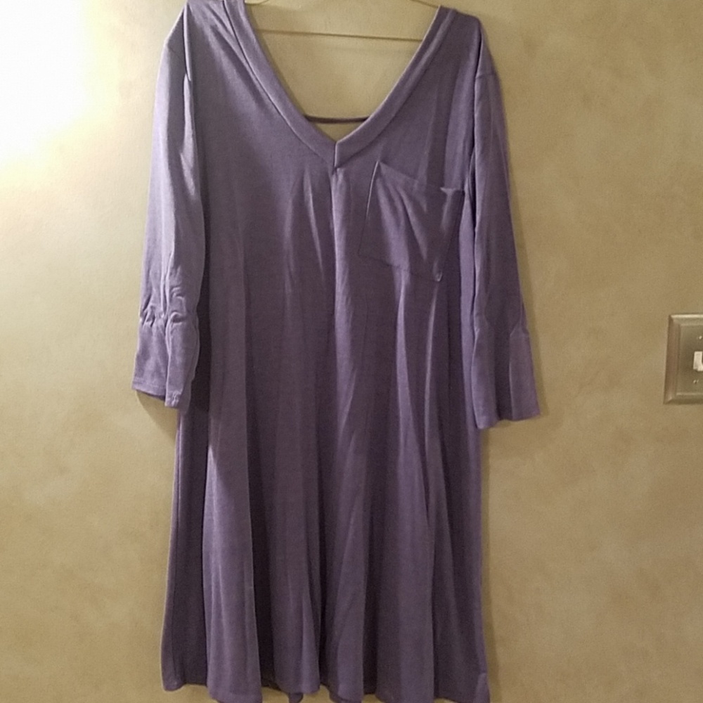 Dark purple tunic